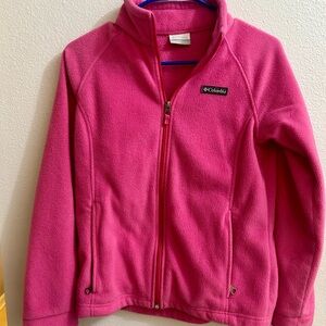 Columbia Kids Bright Pink Fleece Jacket